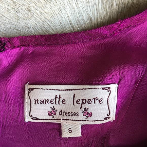NWOT Nanette Lepore silk cocktail dress - Picture 4 of 6